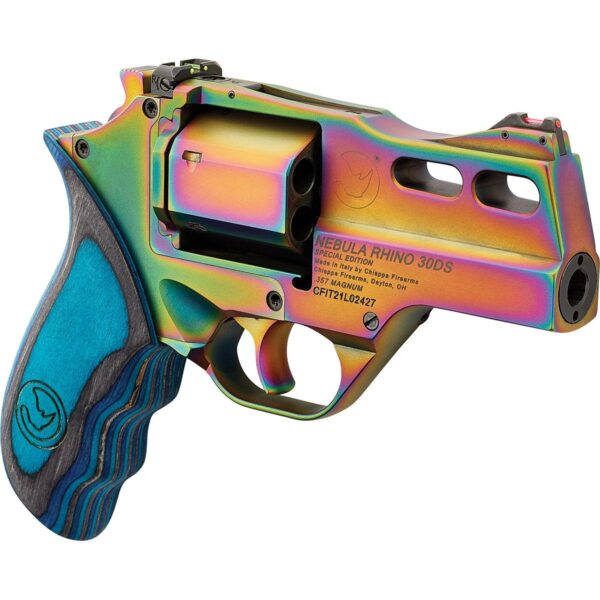 Chiappa Rhino Revolver 30SAR (Nebula) .357 Mag 6rd Capacity 3" Barrel Blue Laminate Grips - Precision Shot Firearms
