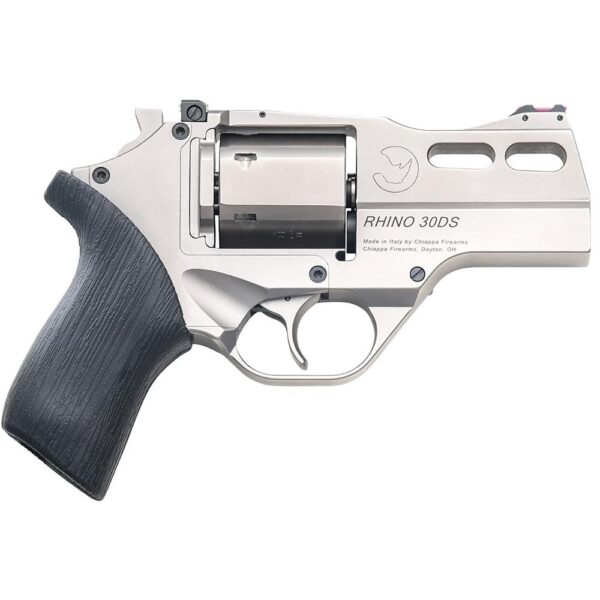 Chiappa Rhino 30DS Handgun 10mm 6rd Capacity 3" Barrel Nickel Black with 3 Moon Clips - Precision Shot Firearms