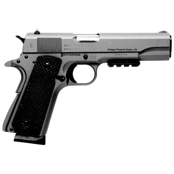Chiappa Firearms 1911 Field Grade Handgun .45 ACP 8/rd Magazine 5" Barrel Grey with Black Grip - Precision Shot Firearms