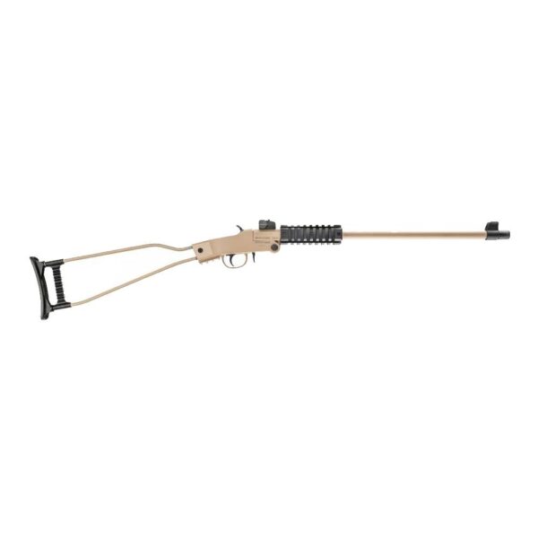 Chiappa LITTLE BADGER RIFLE CERAKOTE Desert Sand 16.5in BBL 1/2x28 Threaded - Precision Shot Firearms