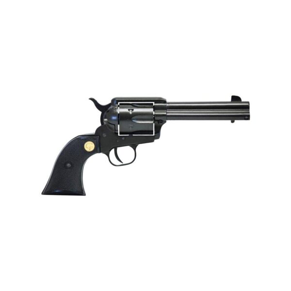 Chiappa 1873 S.A. Black Revolver .22LR 6rd Capacity 4.75" Barrel Black Plastic Grips - Precision Shot Firearms