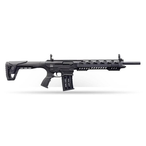 Charles Daly AR-12A Semi Auto Shotgun 12ga 3" Chamber 5rd magazine 18.5" Barrel Polymer Lower/MLOK - Precision Shot Firearms