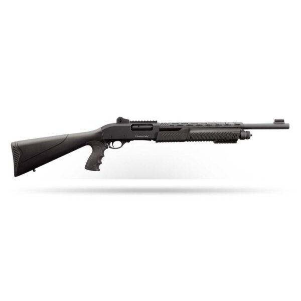 Charles Daly 301 Pump Shotgun 12 ga 3" Chamber 5rd Magazine 18.5" Barrel Black with Picatinny Rail - Precision Shot Firearms