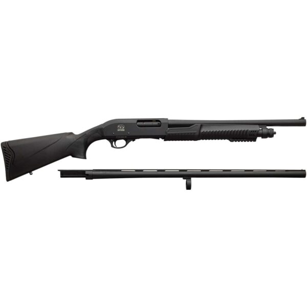 Charles Daly 301 Pump Field Shotgun Combo 12ga 3" Chamber 5rd Capacity 18.5" & 28" Barrels Synthetic Stock - Precision Shot Firearms