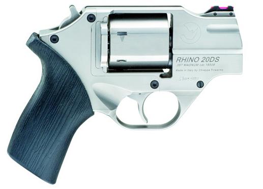 RHINO .357MAG REVOLVER 200DS CHROME 2IN BBL 3MOON CLIPS 6RND - Precision Shot Firearms