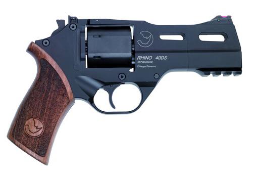 RHINO .357MAG REVOLVER 40 SAR BLK 4IN BBL W/3 MOON CLIPS 6RD - Precision Shot Firearms