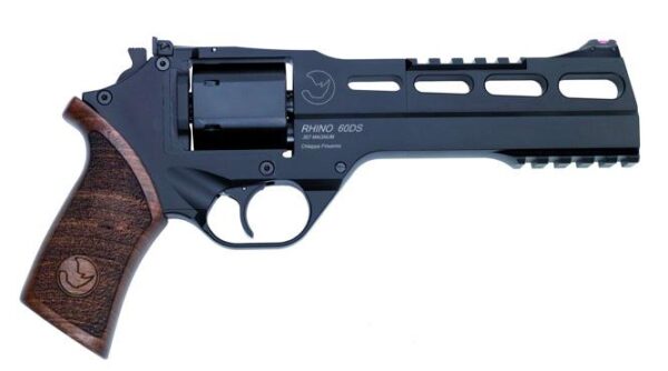 RHINO .357MAG REVOLVER 60 SAR BLK 6IN BBL W/3 MOON CLIPS 6RND - Precision Shot Firearms