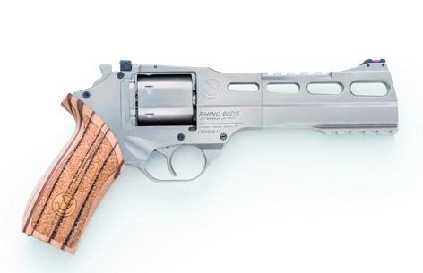 RHINO .357MAG REVOLVER 60 SAR CHROME 6IN BBL W/3 MOON CLIPS 6 RND - Precision Shot Firearms