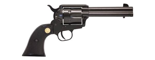 Chiappa SAA 1873 Handgun .17HMR 6rd Capacity 4.75" Barrel Blued Black Plastic Grips - Precision Shot Firearms
