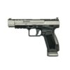 Canik TP9SFx Handgun 9mm Luger 20rd Magazines(2) 5.2" Barrel Optic Ready Tungsten Finish - Precision Shot Firearms