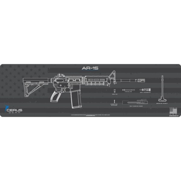 Cerus Gear Magnum XXL 14 x 48 AR-15 Shadow Board Promat - Grey - Precision Shot Firearms