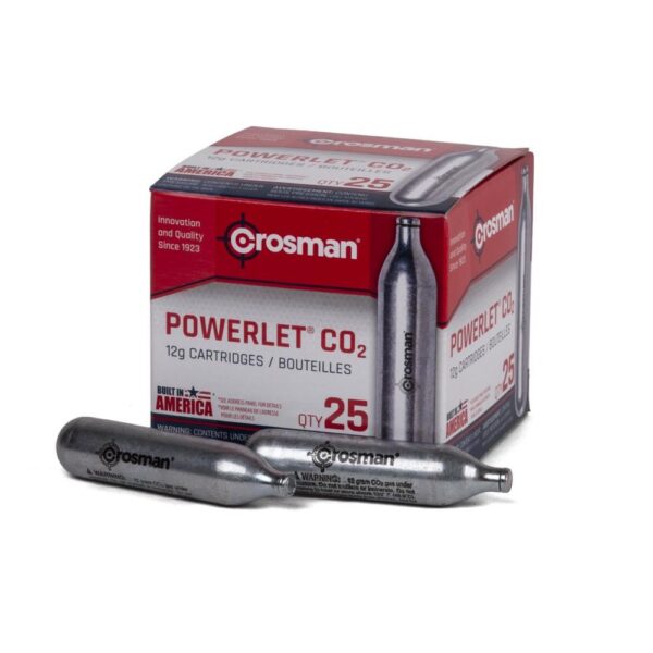 Crosman Powerlet 12g CO2 Cartridges 25/ct - Precision Shot Firearms
