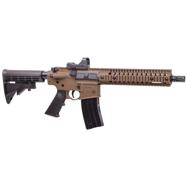 Crosman Full Auto R1 BB Airgun Co2 Powered Dark Earth with Red Dot - Precision Shot Firearms