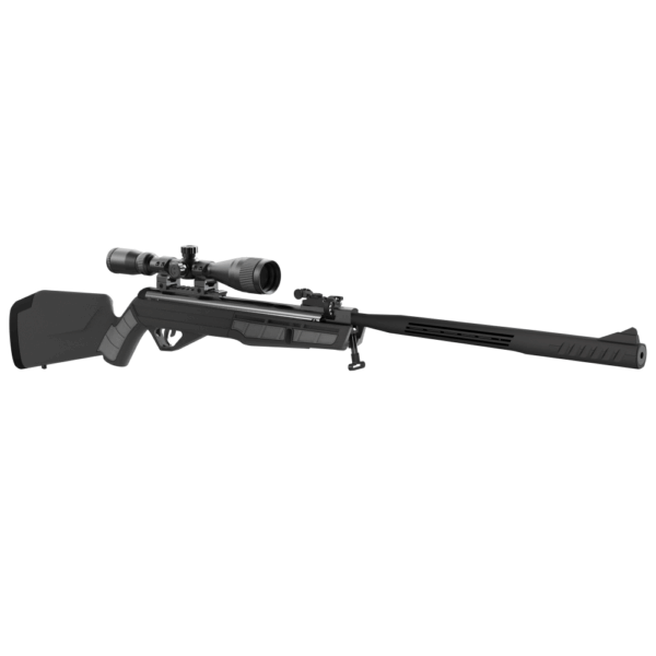 Crosman Mag-Fire Ultra Black AirGun Rifle .177 Cal with Quietfire and 3-9x40 AO Scope - Precision Shot Firearms