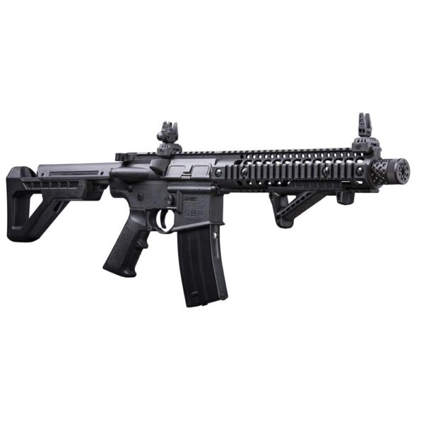 Crosman DPMS SBR Full Auto CO2 Powered BB Air Rifle Black - Precision Shot Firearms