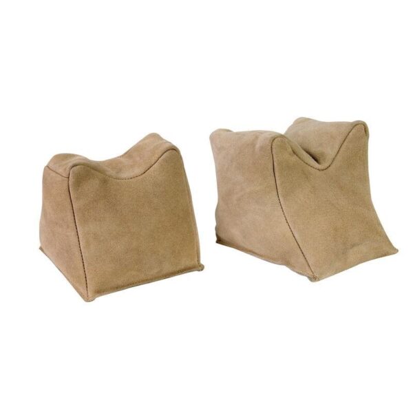 Champion Sandbag Pair Front and Rear Tan Suede - Precision Shot Firearms