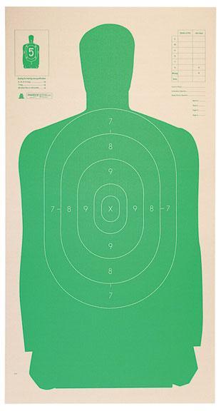 Champion LE Targets Cardboard Silhouette Target - 24" X 45" Green 25/Pack - Precision Shot Firearms