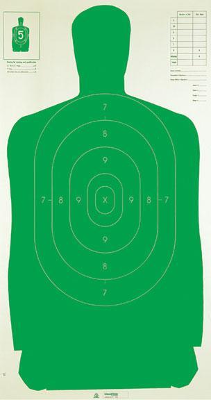 Champion LE Targets Paper Silhouette Target - 24" X 45" Green 100/Pack - Precision Shot Firearms