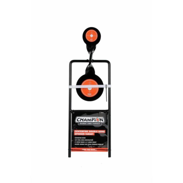 Champion Centerfire Double Gong Spinner Target Steel - Precision Shot Firearms