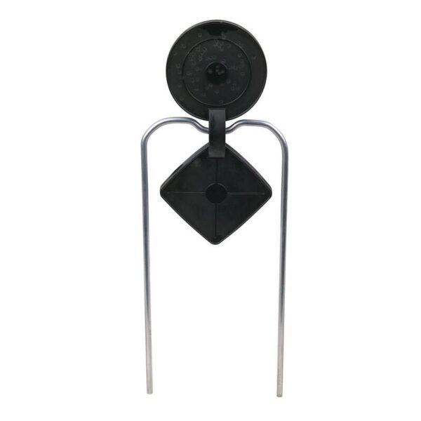 Champion Duraseal Spinner Target Double Gong Black - Precision Shot Firearms