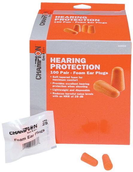 Champion Molded Foam Plugs - Precision Shot Firearms