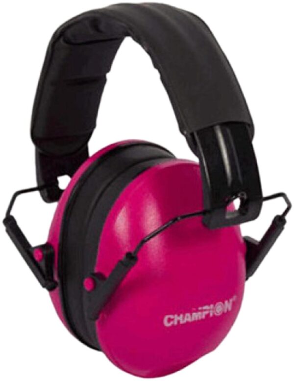 Champion Traps and Targets Pink Slim Passive Hearing Protection Ear Muffs - Precision Shot Firearms