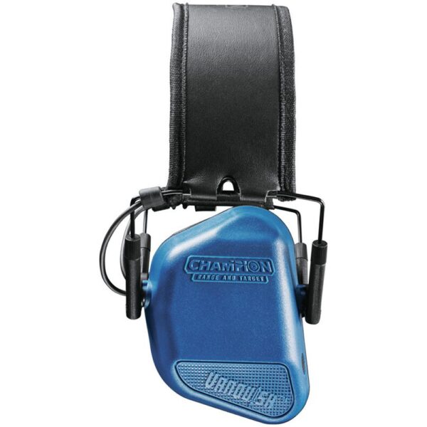 Champion Vanquish Electronic Hearing Protection Ear Muffs 21dB Blue - Precision Shot Firearms