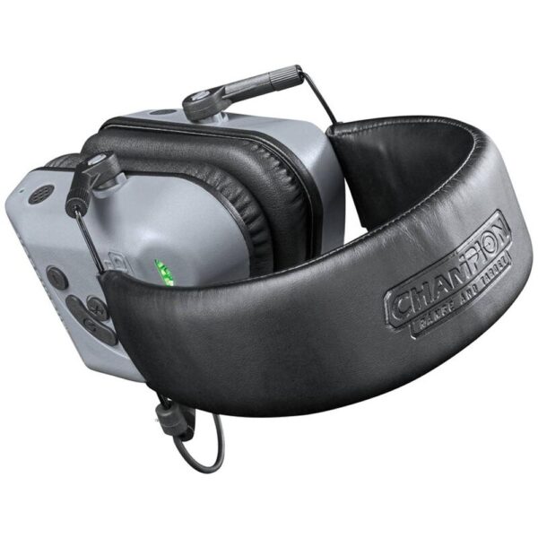 Champion Vanquish Electronic Hearing Protection Ear Muffs 21dB Grey - Precision Shot Firearms