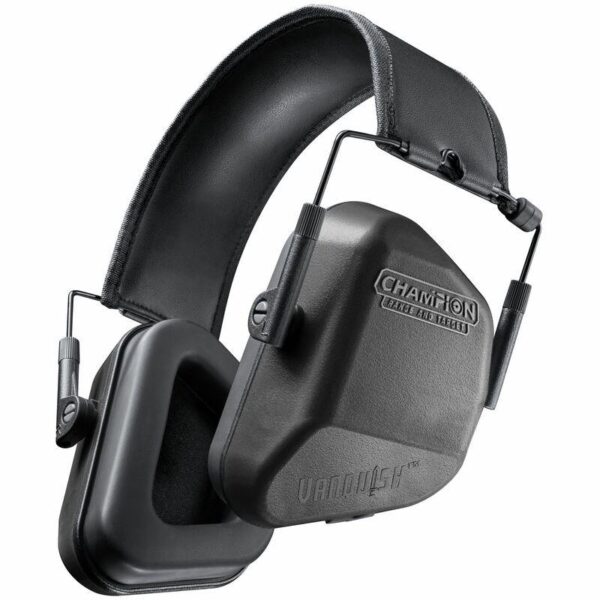 Champion Vanquish Passive Ear Muffs 24 NRR Black - Precision Shot Firearms