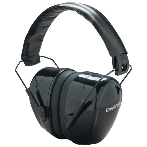 Champion Passive Ear Muffs 27dB Black Clam - Precision Shot Firearms