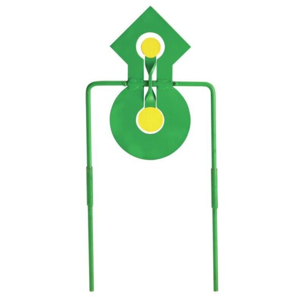 Champion .22 Double Reaction Metal Spinner Target Green Yellow Box - Precision Shot Firearms