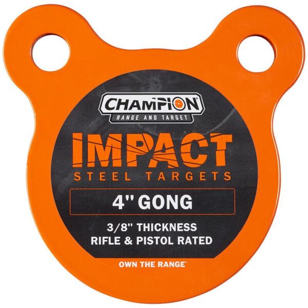 Champion Impact Steel Gong Target 4" Round - Precision Shot Firearms