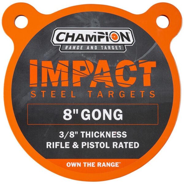Champion Impact Steel Gong Target 8" Round - Precision Shot Firearms