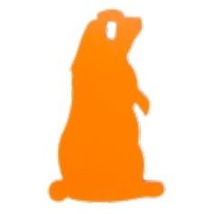 Champion Impact Steel Hanging Animal Targets 1/4" Prairie Dog Orange - Precision Shot Firearms
