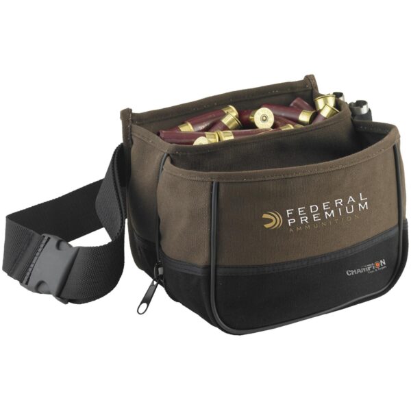 Champion Trapshooting Shell Pouch Double Box Tan - Precision Shot Firearms