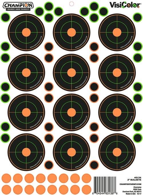 2" BULLS EYE 5PK W/60 PASTORS - Precision Shot Firearms