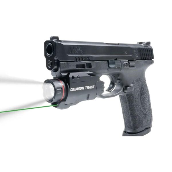 Crimson Trace Universal Rail Master Rail Mount Green Laser Black - Precision Shot Firearms