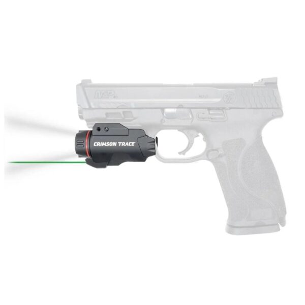 Crimson Trace Universal Rail Master Rail Mount Green Laser Black - Precision Shot Firearms