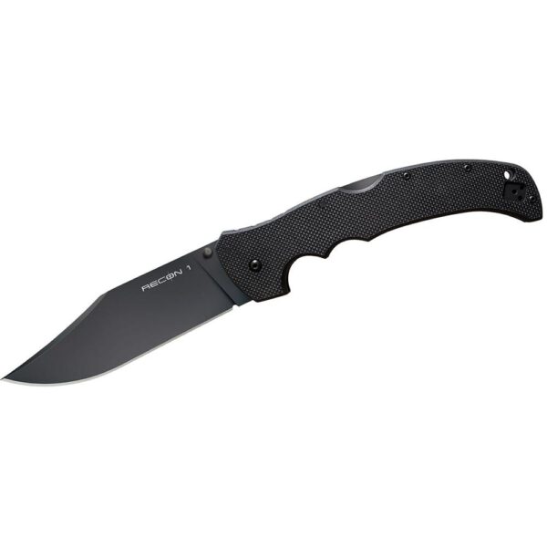Cold Steel Recon XL Folding Knife 4" Clip Point Blade Black - Precision Shot Firearms