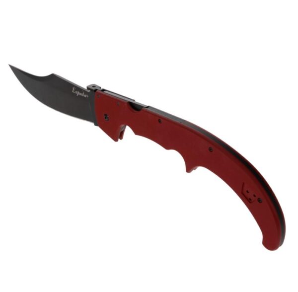 Cold Steel Espada XL Folding Knife 7-1/2" Clip Point Blade Ruby Red - Precision Shot Firearms