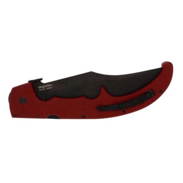 Cold Steel Espada XL Folding Knife 7-1/2" Clip Point Blade Ruby Red - Precision Shot Firearms
