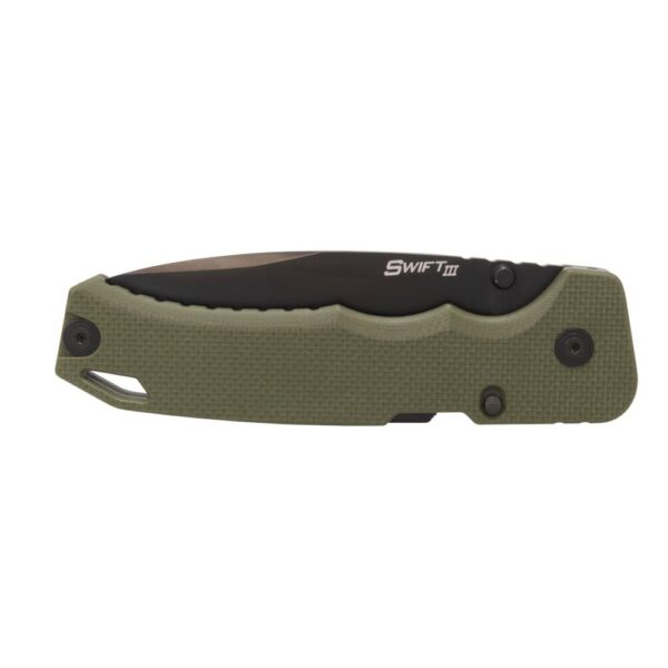 Cold Steel Swift III Folding Knife 4" Drop Point Blade FDE - Precision Shot Firearms