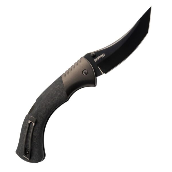 Cold Steel Black Sable XHP Folding Knife 4-1/5" Tanto Blade Black - Precision Shot Firearms