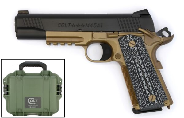 CQB GOV CUST 45ACP BLK/FDE 5", O1070CQB-FB