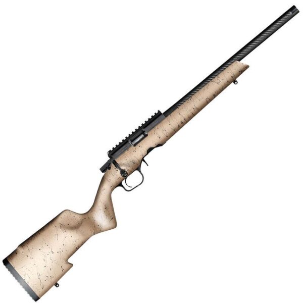 Christensen Arms Ranger 17 HMR 10/rd 18" Barrel Tan with Black Webbing - Precision Shot Firearms