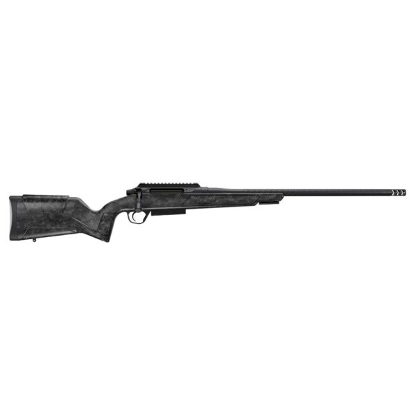 Christensen Arms Evoke Precision Rifle 7mm Backcountry 4rd Capacity 20'' Threaded Barrel Dark Grey Cerakote Action MultiTone Green Camo Stock - Precision Shot Firearms