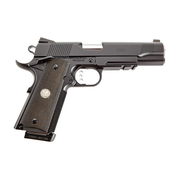 Wilson Combat CQB Lightrail Full-Size Handgun .45 ACP 8rd Magazines (2) 5" Barrel Black Armor-Tuff CA Compliant - Precision Shot Firearms