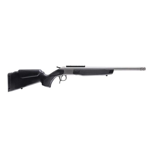 CVA Scout TD Single Shot Rifle .45-70 Govt. 22" Threaded Stainless Barrel Black Stock 0 MOA Pic Rail - Precision Shot Firearms