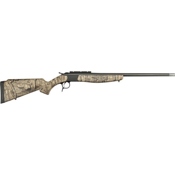 CVA Scout Compact Shotgun 410 Gauge 1rd Capacity 22" Blued Barrel Realtree Timber Stock Full Turkey Choke - Precision Shot Firearms
