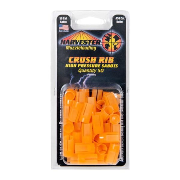 Harvester Muzzleloading .50 cal Crushed Rib Sabot 458 Cal. Bullets 50/pkk - Precision Shot Firearms